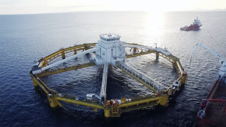 Ocean farm floating offshore aquaculture